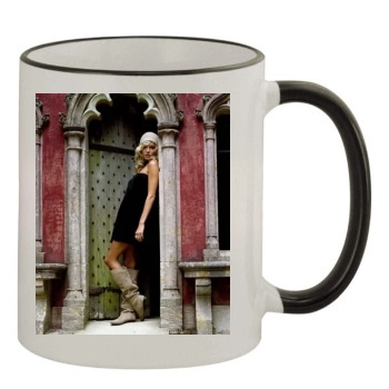 Sienna Miller 11oz Colored Rim & Handle Mug