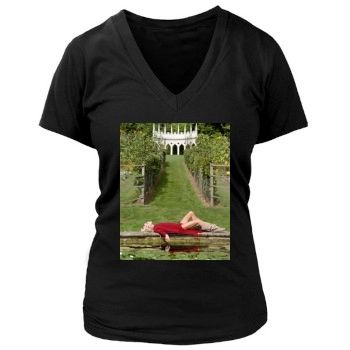 Sienna Miller Women's Deep V-Neck TShirt