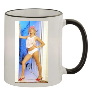 Sienna Miller 11oz Colored Rim & Handle Mug