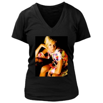 Sienna Miller Women's Deep V-Neck TShirt