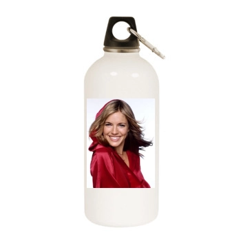 Sienna Miller White Water Bottle With Carabiner