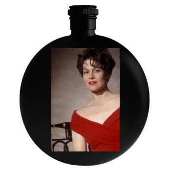 Sigourney Weaver Round Flask