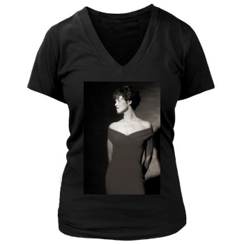 Sigourney Weaver Women's Deep V-Neck TShirt