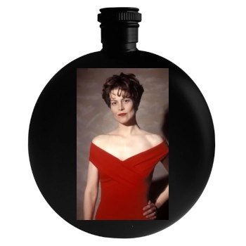 Sigourney Weaver Round Flask