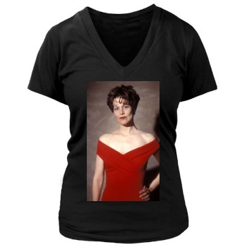 Sigourney Weaver Women's Deep V-Neck TShirt