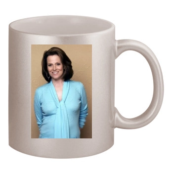 Sigourney Weaver 11oz Metallic Silver Mug