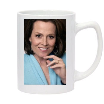 Sigourney Weaver 14oz White Statesman Mug