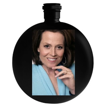 Sigourney Weaver Round Flask