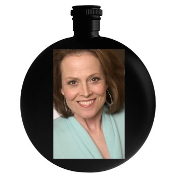 Sigourney Weaver Round Flask