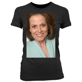 Sigourney Weaver Women's Junior Cut Crewneck T-Shirt