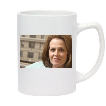 Sigourney Weaver 14oz White Statesman Mug