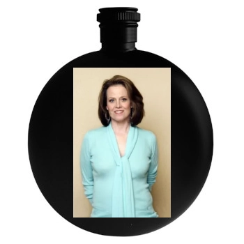 Sigourney Weaver Round Flask