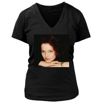 Sigourney Weaver Women's Deep V-Neck TShirt