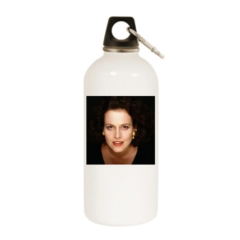 Sigourney Weaver White Water Bottle With Carabiner