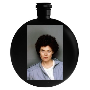 Sigourney Weaver Round Flask