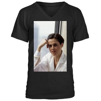 Sigourney Weaver Men's V-Neck T-Shirt