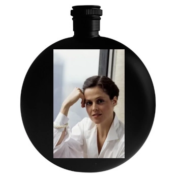 Sigourney Weaver Round Flask