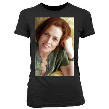 Sigourney Weaver Women's Junior Cut Crewneck T-Shirt