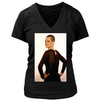 Sigourney Weaver Women's Deep V-Neck TShirt