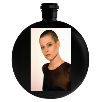 Sigourney Weaver Round Flask