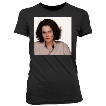 Sigourney Weaver Women's Junior Cut Crewneck T-Shirt