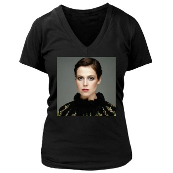 Sigourney Weaver Women's Deep V-Neck TShirt