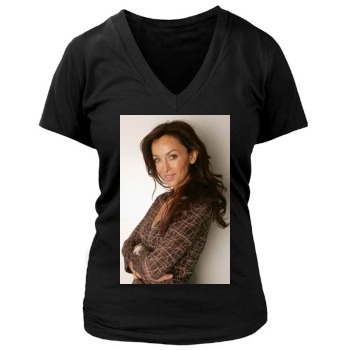 Sofia Milos Women's Deep V-Neck TShirt