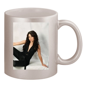 Sophia Bush 11oz Metallic Silver Mug