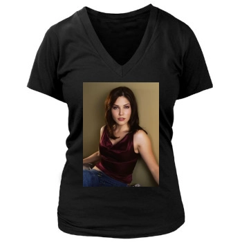 Sophia Bush Women's Deep V-Neck TShirt