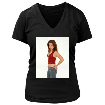 Sophia Bush Women's Deep V-Neck TShirt