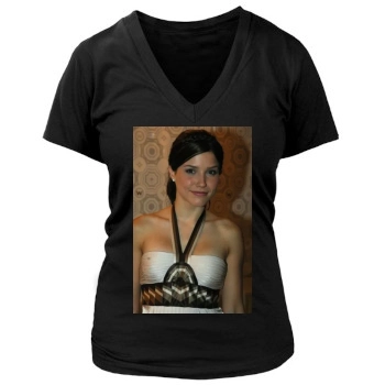 Sophia Bush Women's Deep V-Neck TShirt