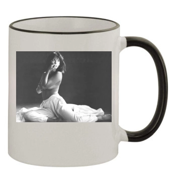 Sophie Marceau 11oz Colored Rim & Handle Mug