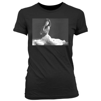 Sophie Marceau Women's Junior Cut Crewneck T-Shirt