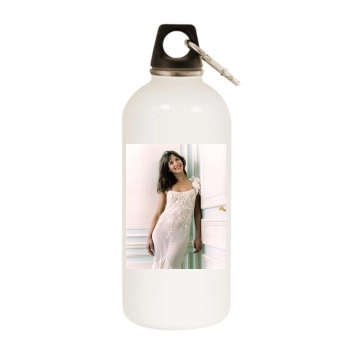 Sophie Marceau White Water Bottle With Carabiner