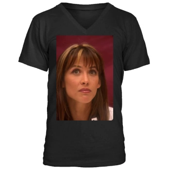 Sophie Marceau Men's V-Neck T-Shirt