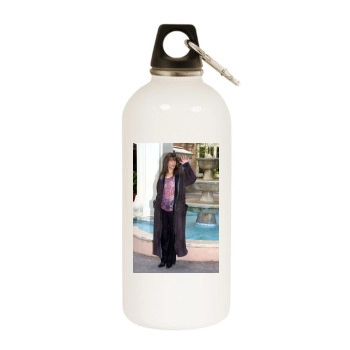 Sophie Marceau White Water Bottle With Carabiner