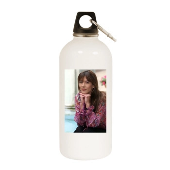 Sophie Marceau White Water Bottle With Carabiner