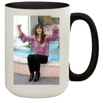 Sophie Marceau 15oz Colored Inner & Handle Mug