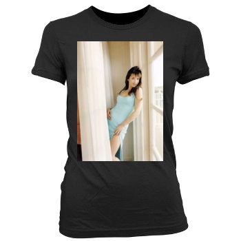 Sophie Marceau Women's Junior Cut Crewneck T-Shirt