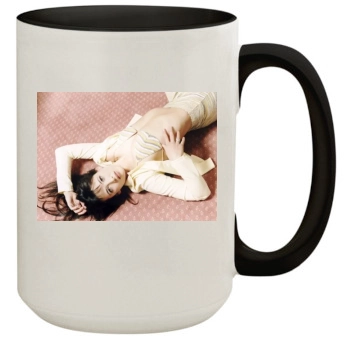 Sophie Marceau 15oz Colored Inner & Handle Mug