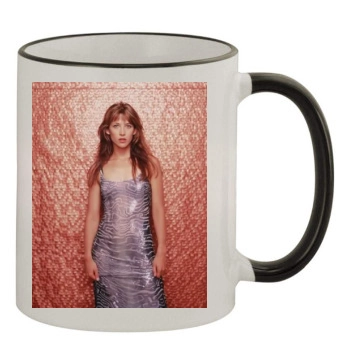 Sophie Marceau 11oz Colored Rim & Handle Mug