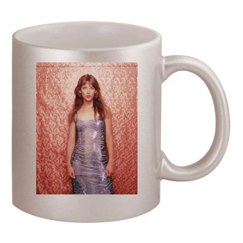 Sophie Marceau 11oz Metallic Silver Mug