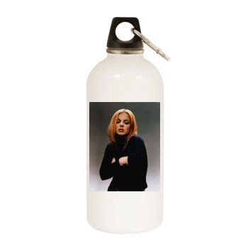 Spice Girls White Water Bottle With Carabiner