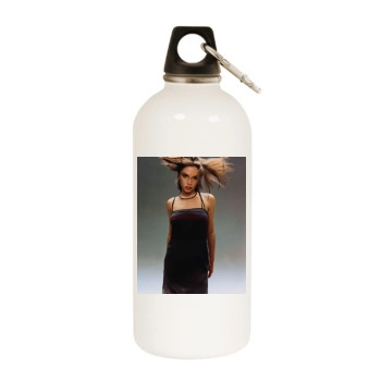 Spice Girls White Water Bottle With Carabiner