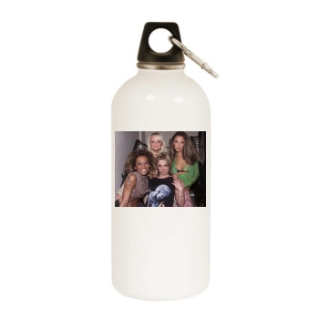 Spice Girls White Water Bottle With Carabiner