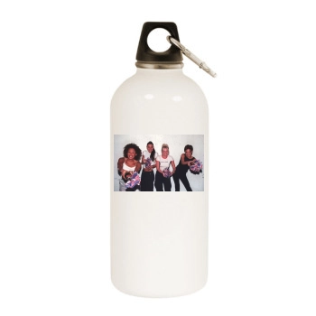 Spice Girls White Water Bottle With Carabiner