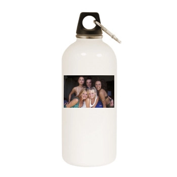 Spice Girls White Water Bottle With Carabiner