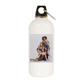 Spice Girls White Water Bottle With Carabiner