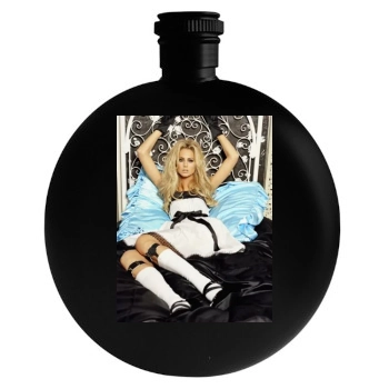 Stacy Keibler Round Flask