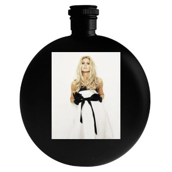 Stacy Keibler Round Flask